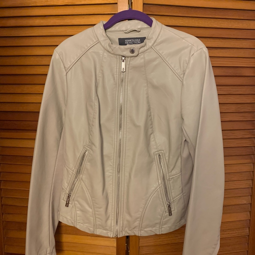 kenneth cole reaction vegan leather jacket